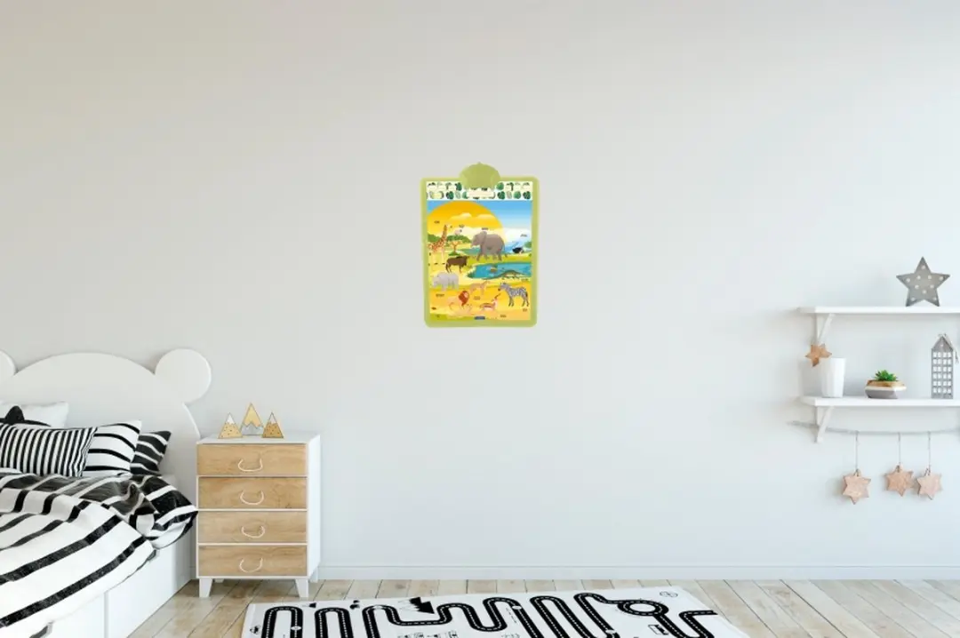 Lexibook Tweetalige Sprekende Educatieve Poster - EN/FR - afbeelding 2 van 6