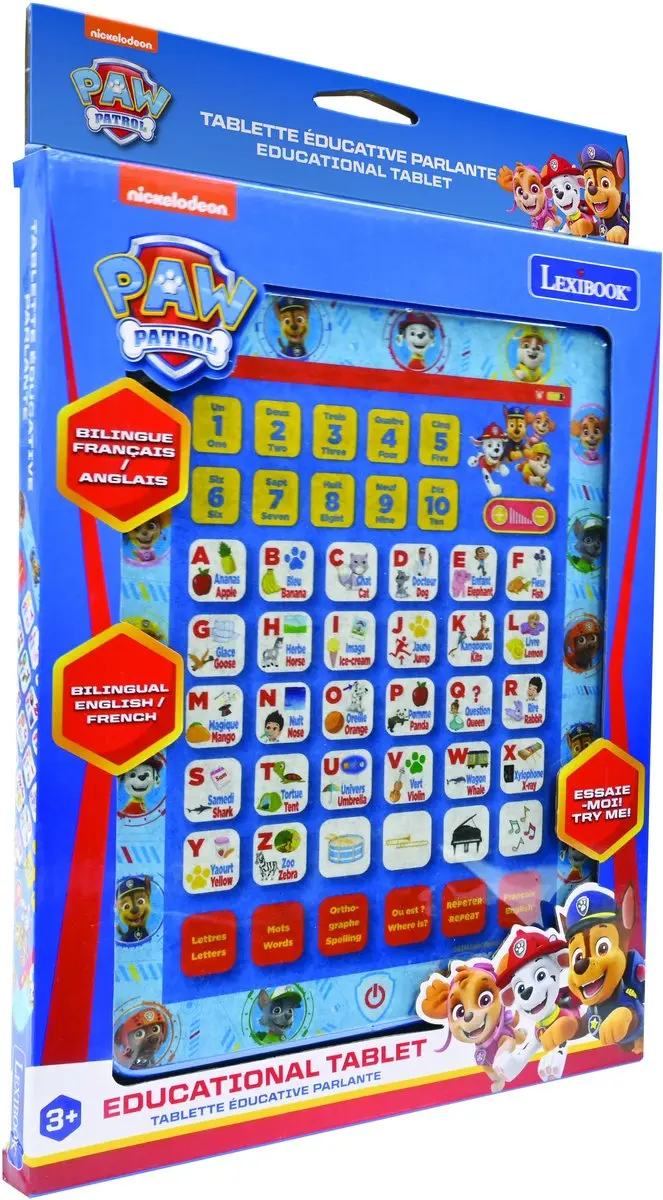Lexibook Paw Patrol Educatieve Tablet NL/FR - Blauw - afbeelding 4 van 6