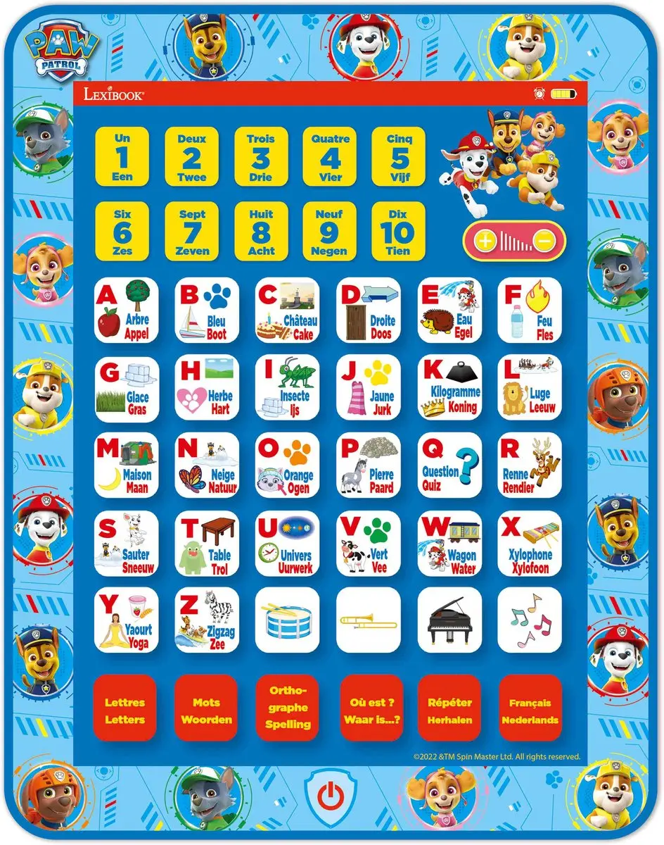 Lexibook Paw Patrol Educatieve Tablet NL/FR