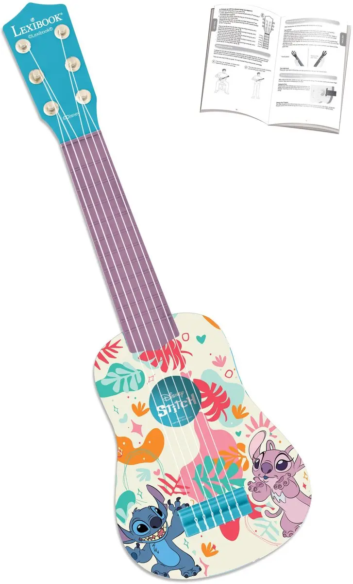 Lexibook Mijn Eerste Gitaar Stitch - 53cm - afbeelding 3 van 6