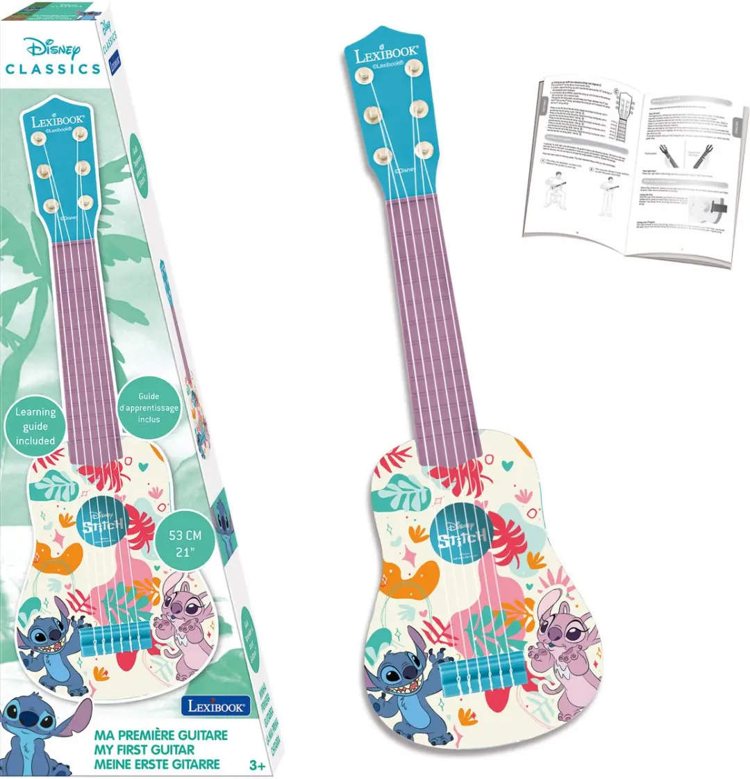 Lexibook Mijn Eerste Gitaar Stitch - 53cm - afbeelding 2 van 6