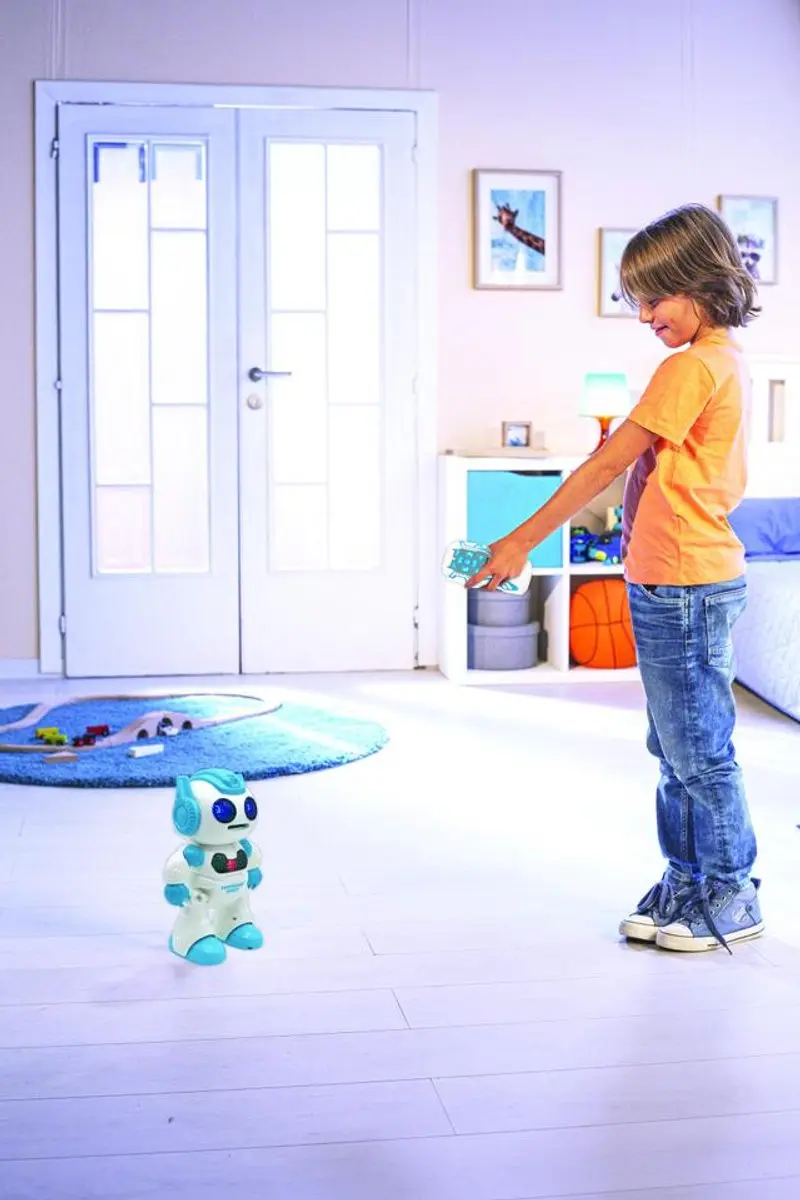 Lexibook Powerman Shoot STEM Robot - Blauw - afbeelding 4 van 6