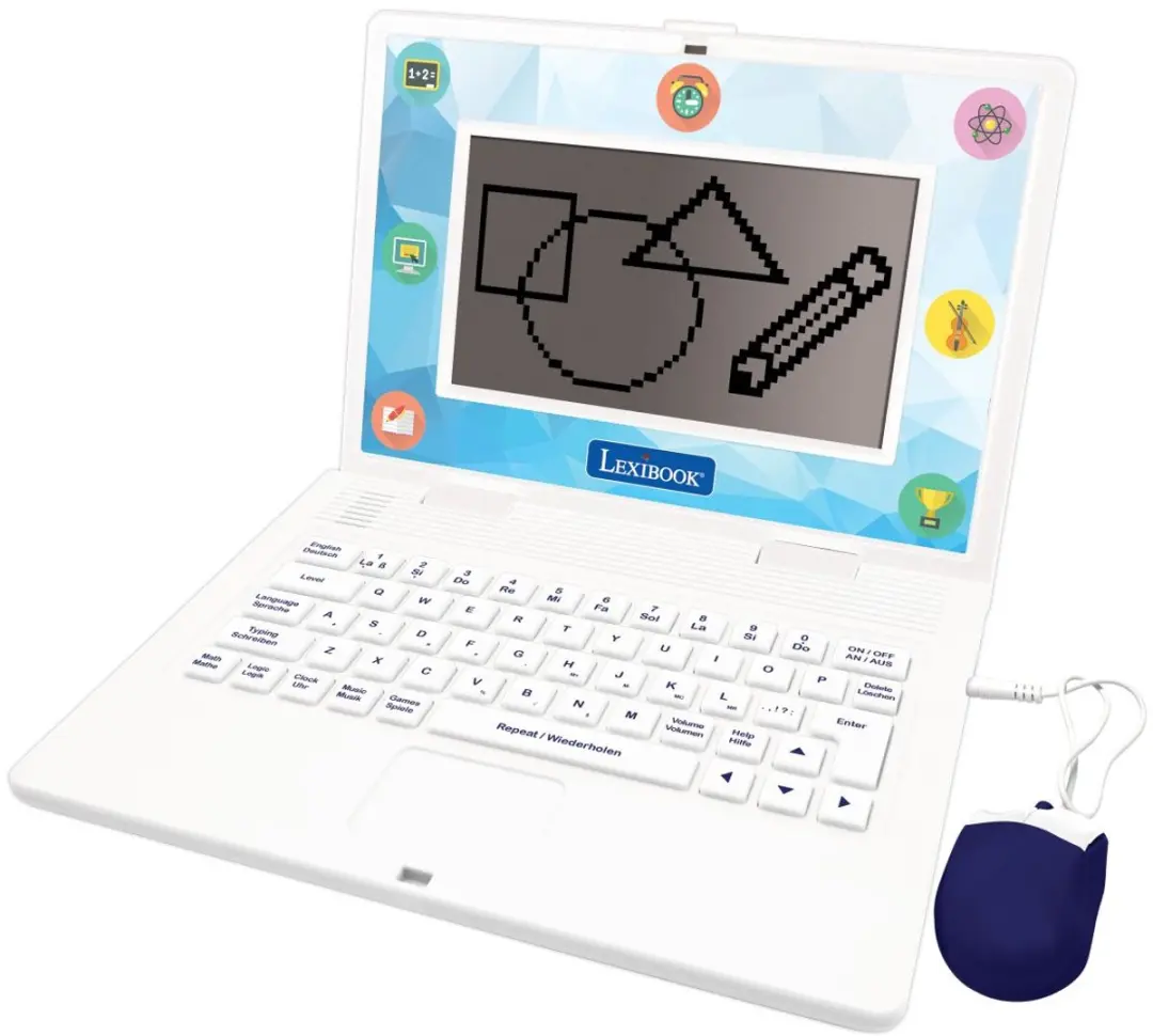 Tweetalige Educatieve Laptop met 170 activiteiten (85 per taal), scherm van 6.7�