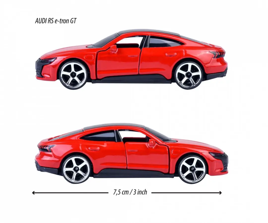 Majorette Premium Cars Audi RS e-tron GT - Rood - afbeelding 3 van 6