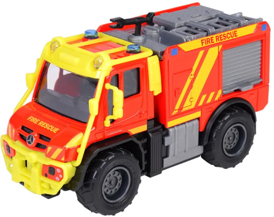 Majorette Unimog U530 Brandweerwagen - afbeelding 5 van 5