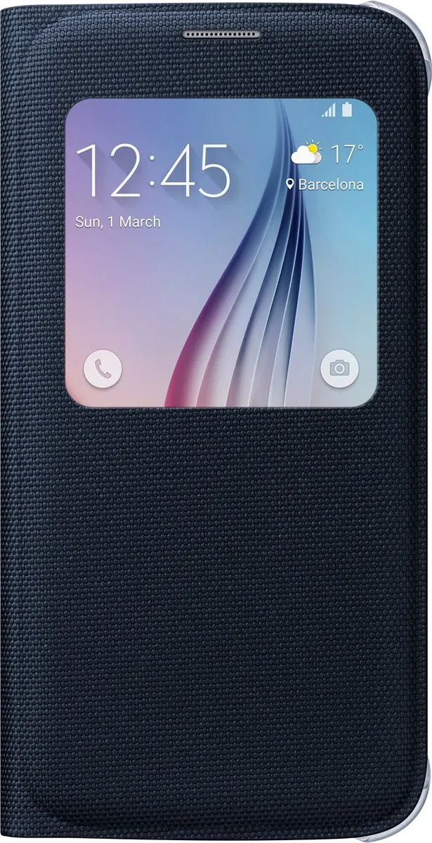 Samsung S-View Cover Canvas Galaxy S6 EF-CG920BBEGWW