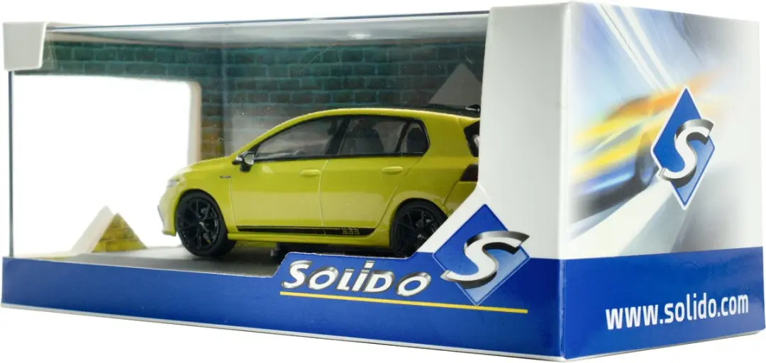 Solido VW Golf R 333 1:43 - Geel - afbeelding 5 van 6