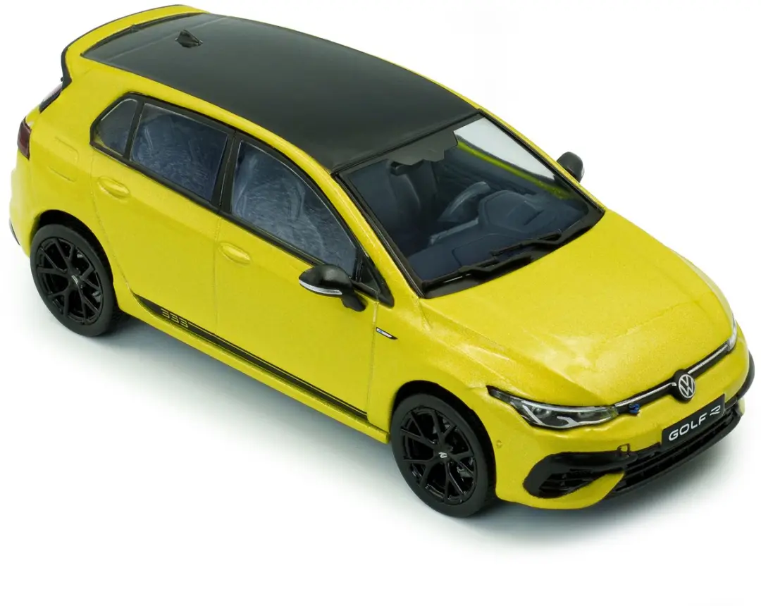 Solido VW Golf R 333 1:43 - Geel - afbeelding 3 van 6