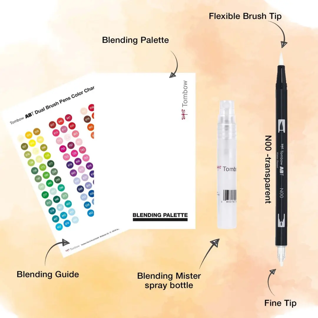 Tombow ABT Brushpen Blending Kit - Kleurloos - afbeelding 4 van 4