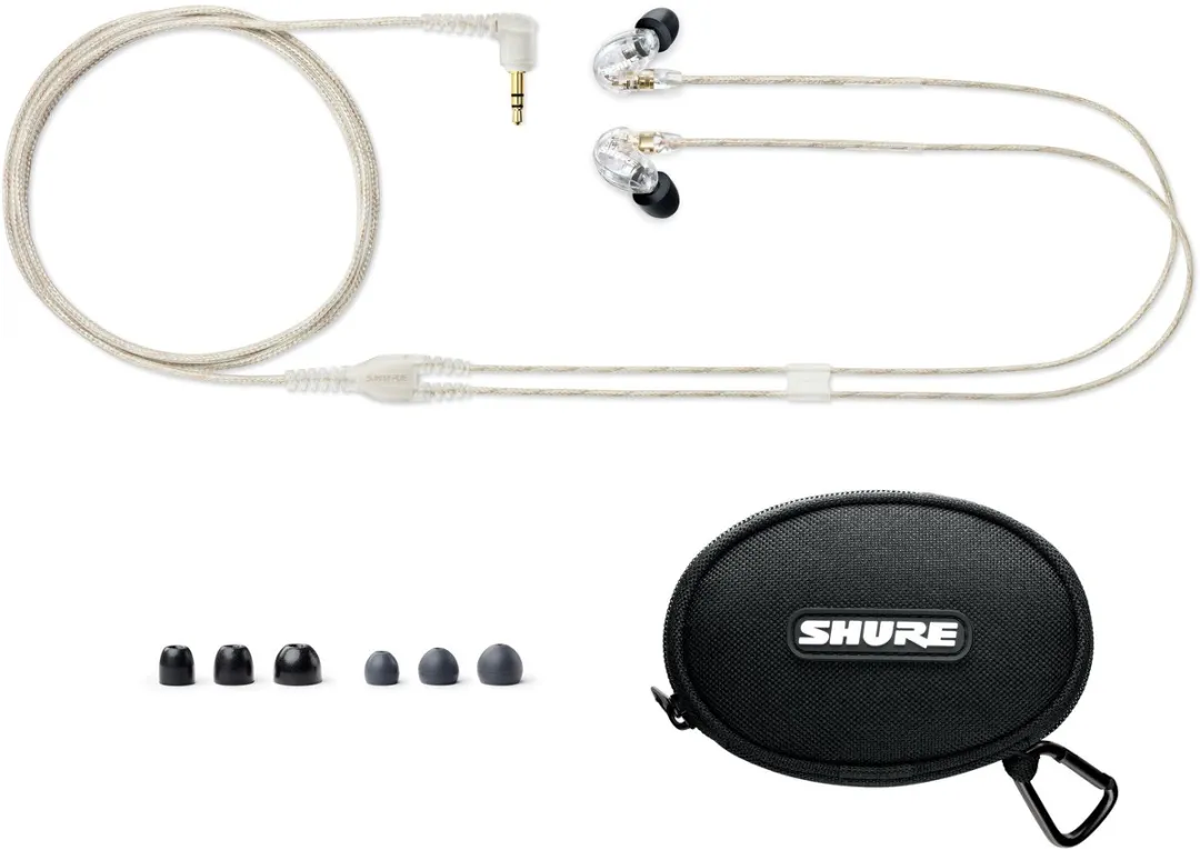 Shure SE215-CL In-Ear Hoofdtelefoon - Transparant