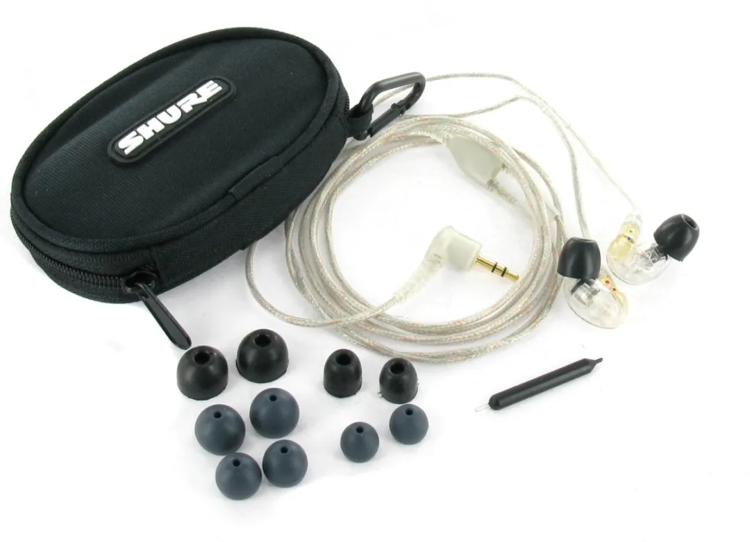 Shure SE215-CL In-Ear Hoofdtelefoon - Transparant - afbeelding 6 van 6
