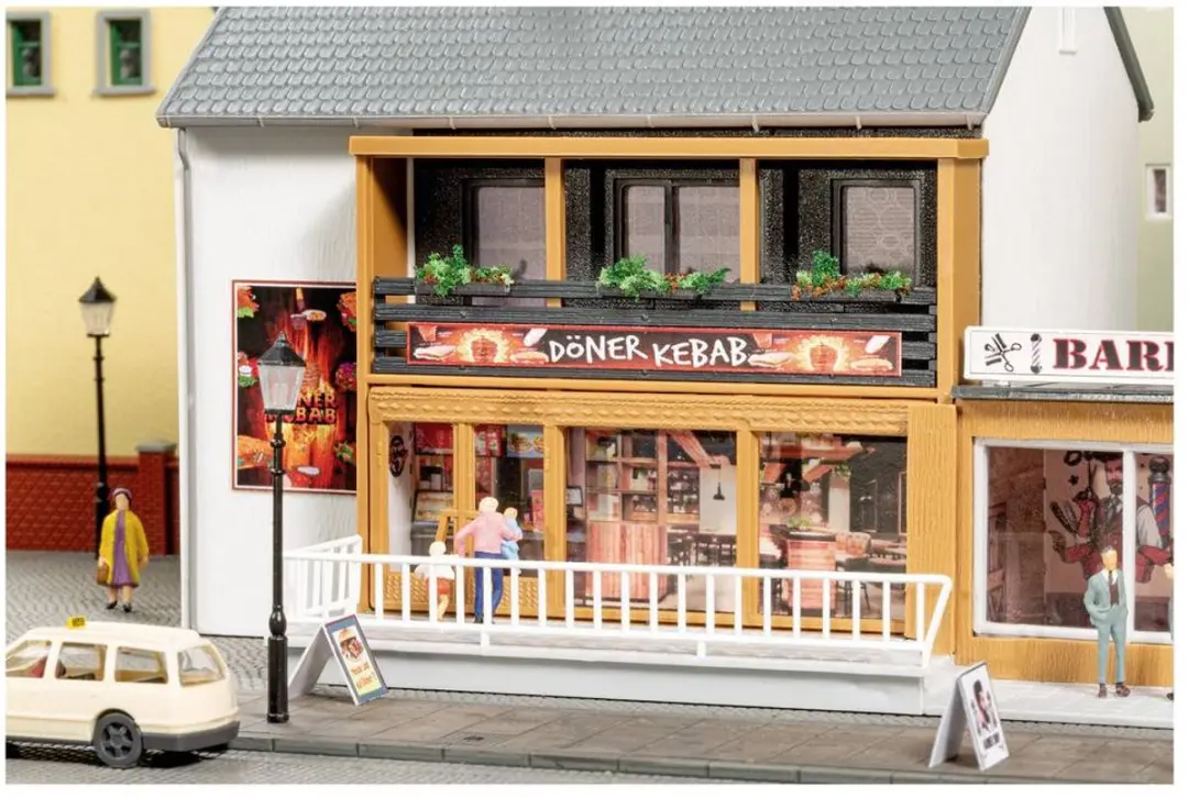Auhagen 12356 Döner en kapperszaak H0 - afbeelding 3 van 4