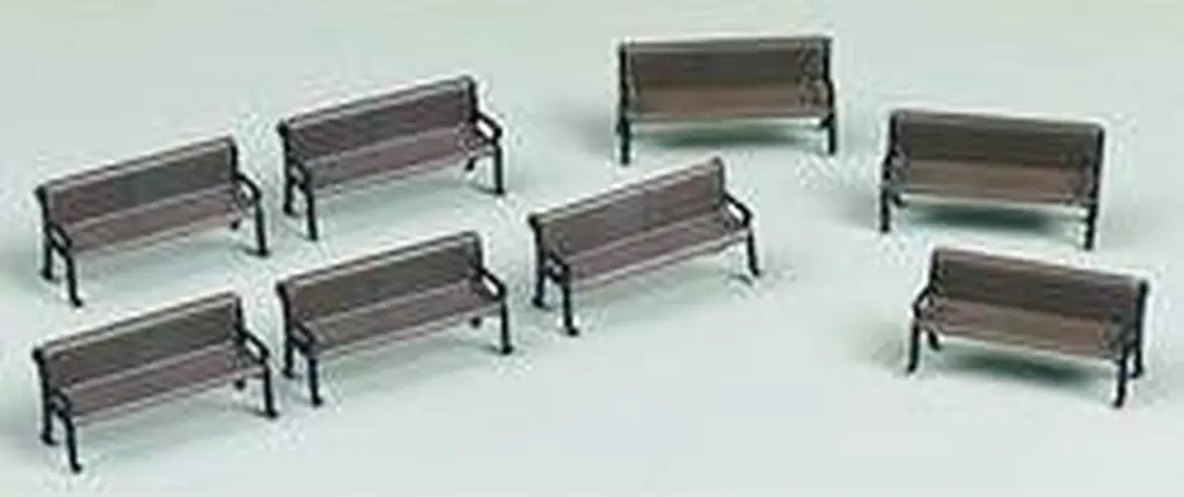 Auhagen 41199 H0 Zitbank Buiten Bouwpakket - 8 stuks - afbeelding 2 van 2