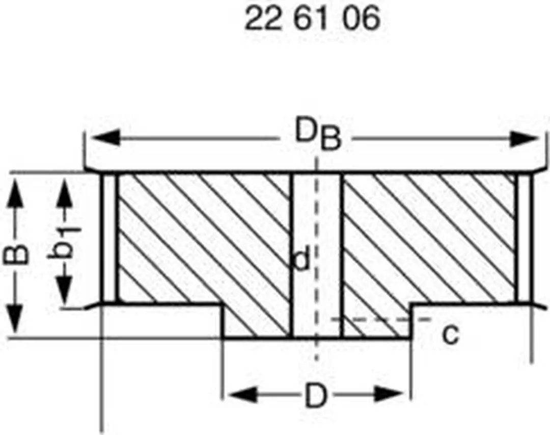 Reely Aluminium Tandriemschijf 30 Tanden Ø54mm - Boring 8mm - afbeelding 3 van 4