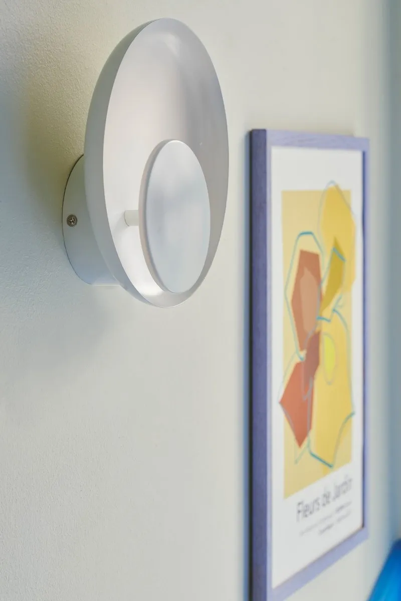 Nordlux Marsi Wandlamp LED - 7W - Ø21cm - Wit - afbeelding 6 van 6