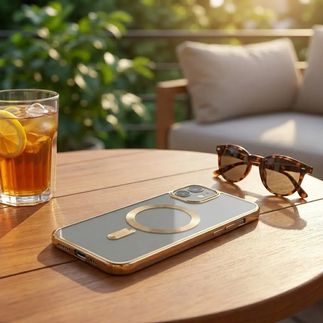 NUVEX iPhone 17 Air MagSafe Hoesje - Goud