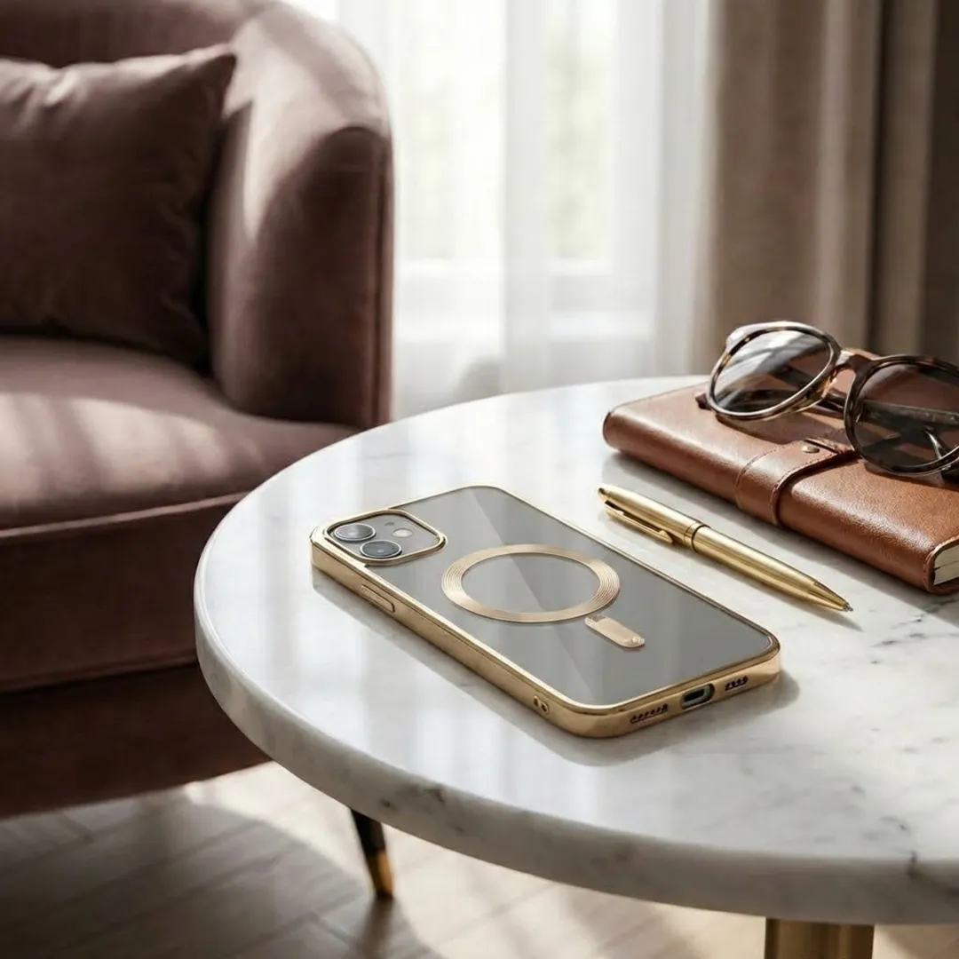 NUVEX iPhone 17 Air MagSafe Hoesje - Goud