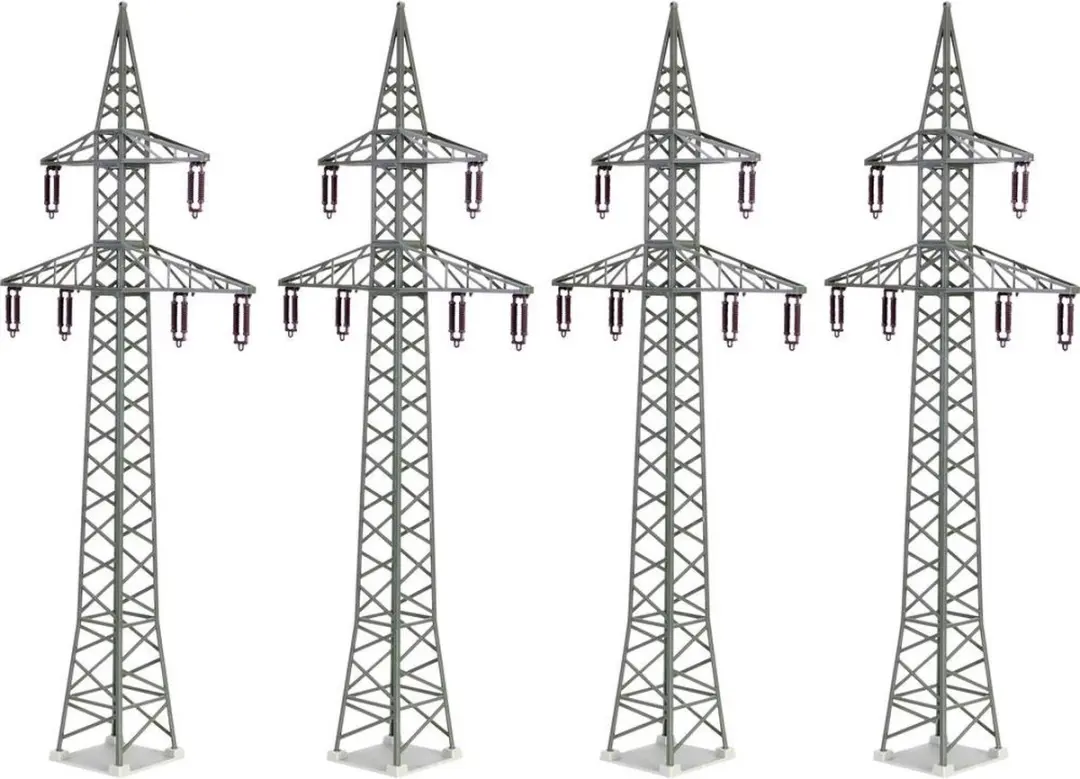 Kibri 38533 H0 Deco-set elektriciteitsmasten