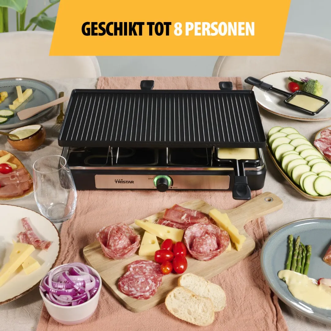 Tristar RA-2748 Gourmetset - 1400W - 8 Personen
