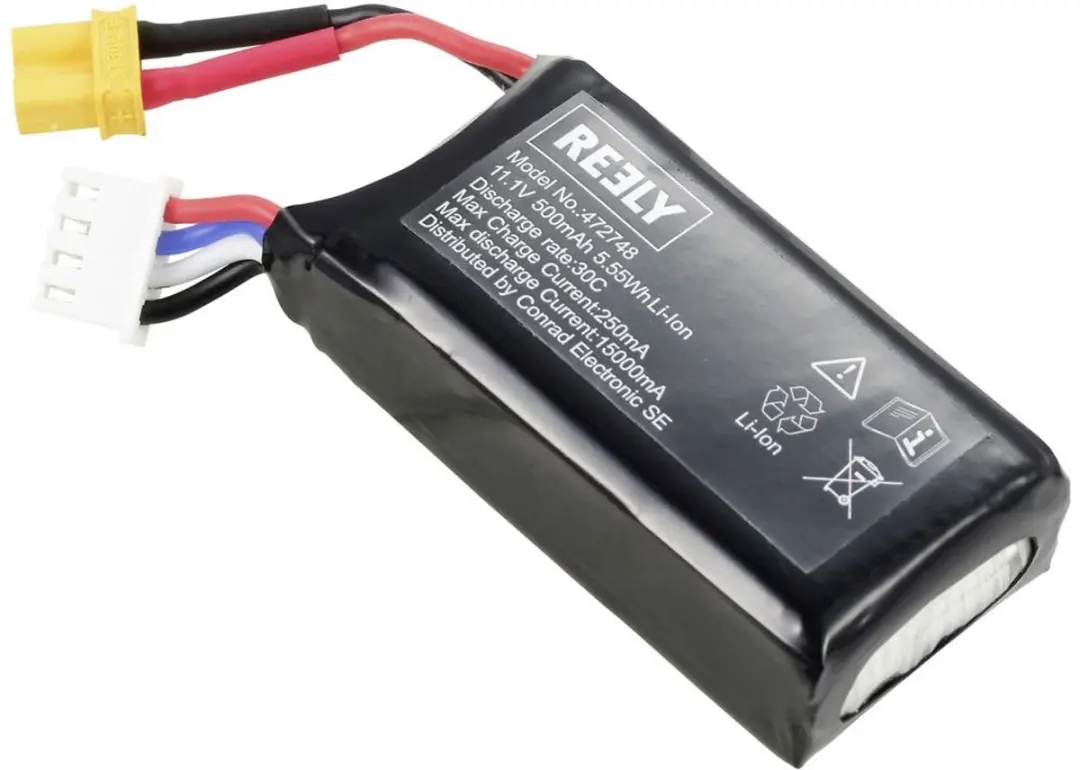 Reely Li-ion accupack 11.1V 500mAh XT30U - afbeelding 4 van 4