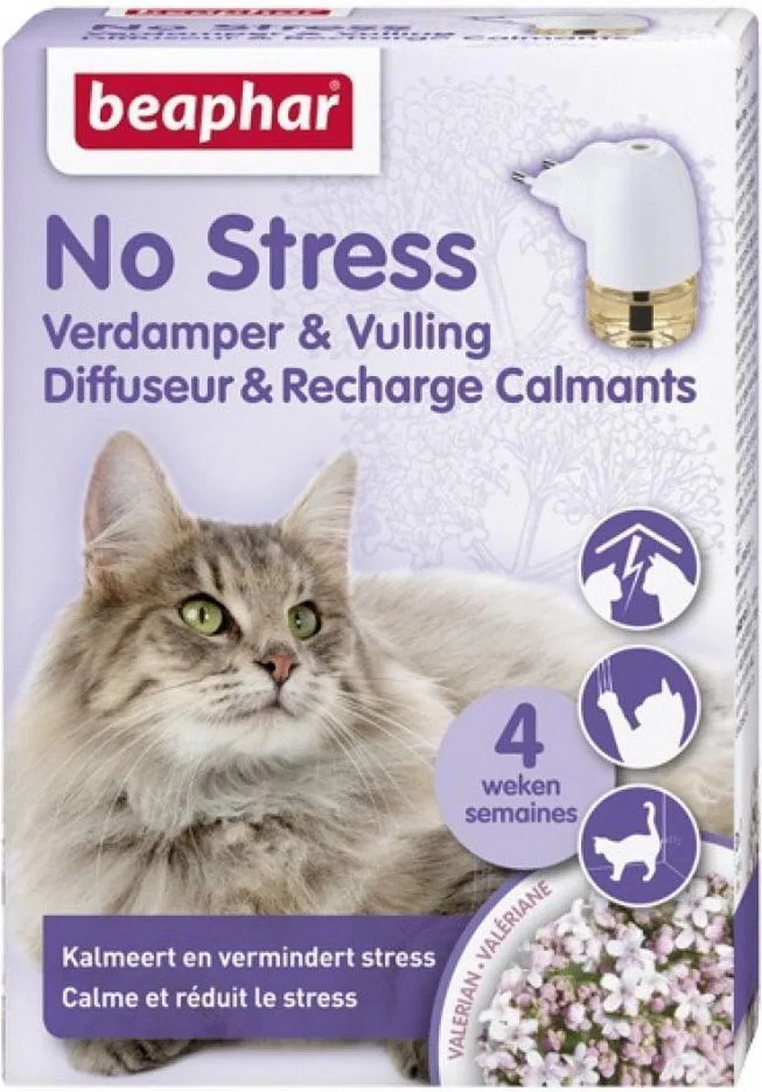 Beaphar No Stress Verdamper & Vulling Kat - 30ml