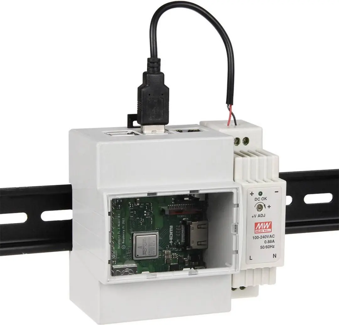 Joy-it rb-case+07 Raspberry Pi SBC-behuizing - Grijs - afbeelding 3 van 4