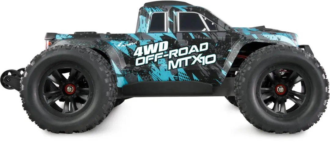 Amewi Hyper Go MTX10 22688 RC Monstertruck - Blauw - afbeelding 4 van 6