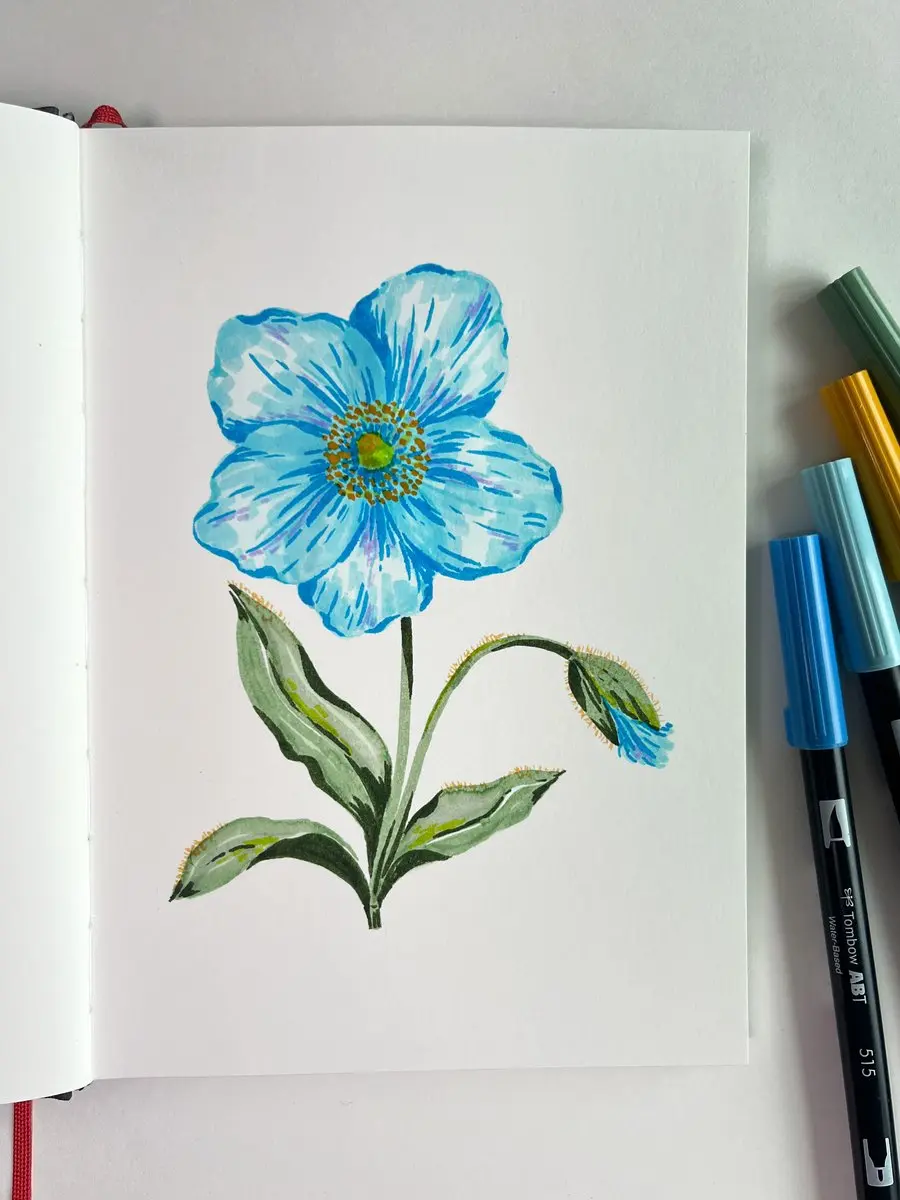 Tombow ABT Dual Brush Pen 401 - Aqua - afbeelding 5 van 6