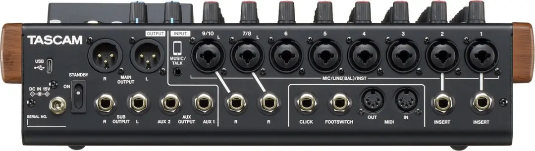 Tascam Model 12 Mengpaneel - 10-kanaals - afbeelding 3 van 3