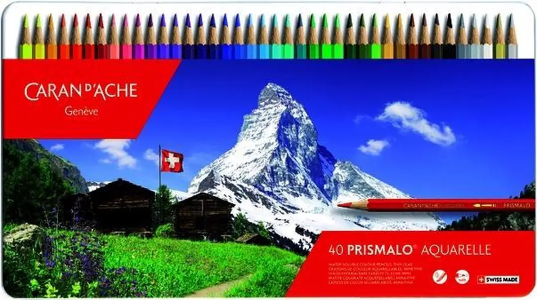 Caran d'Ache Prismalo Kleurpotloden - 40 stuks - Assorti - afbeelding 6 van 6