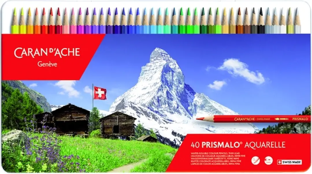 Caran d'Ache Prismalo Kleurpotloden - 40 stuks - Assorti - afbeelding 5 van 6