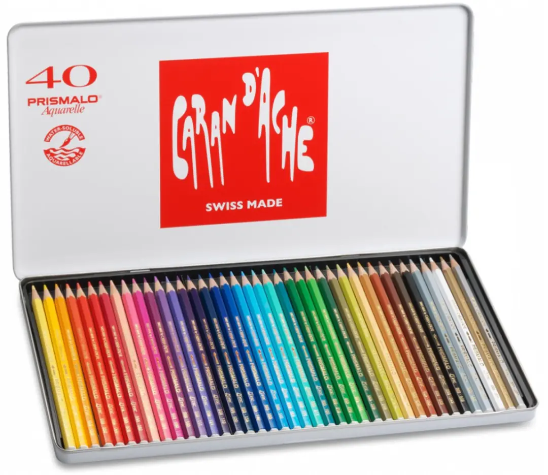 Caran d'Ache Prismalo Kleurpotloden - 40 stuks - Assorti - afbeelding 3 van 6