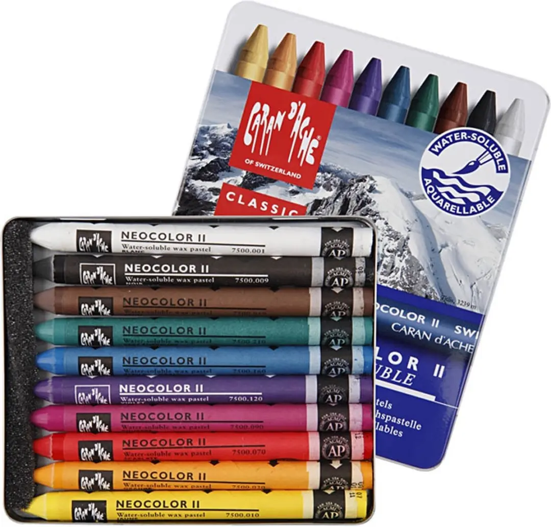Caran d'Ache Neocolor II Aquarelle 7500.310 - 10 stuks - afbeelding 2 van 6
