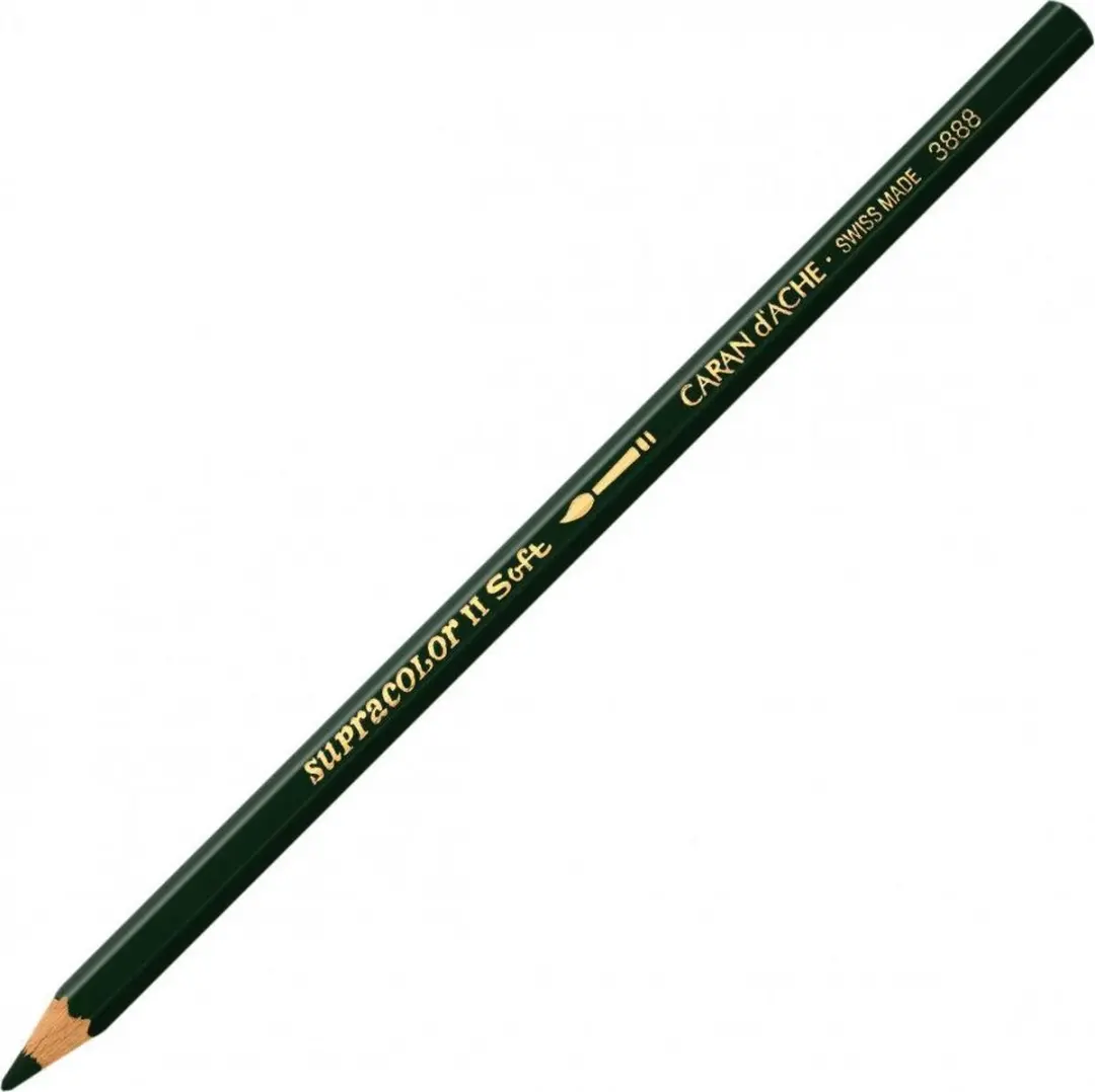 Caran d'Ache Supracolor aquarel potlood 019 olive black