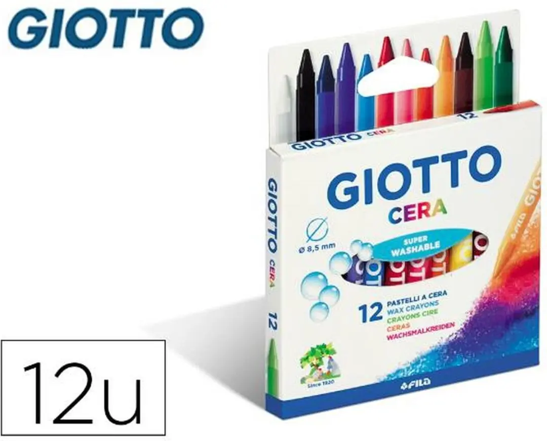 Giotto Waskrijtjes 12 Stuks