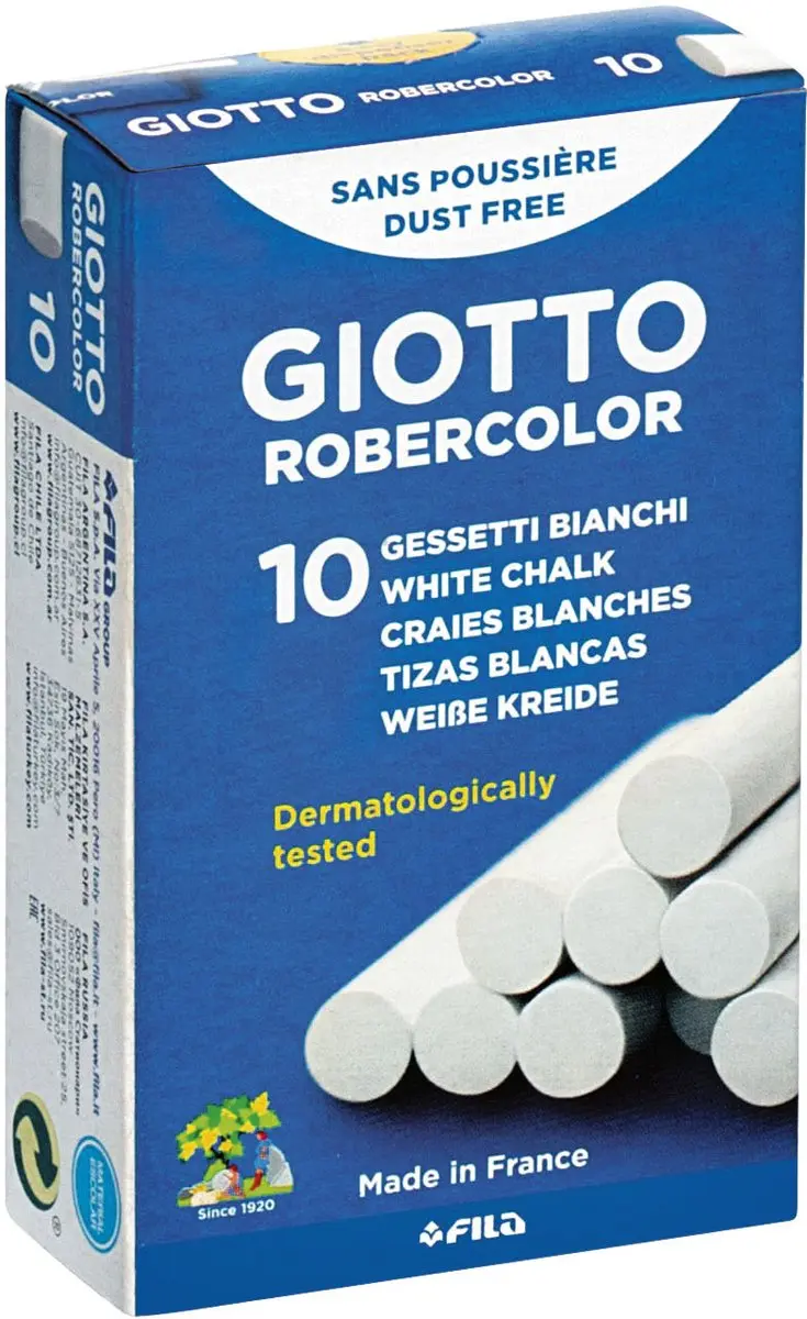 Giotto krijt Robercolor wit