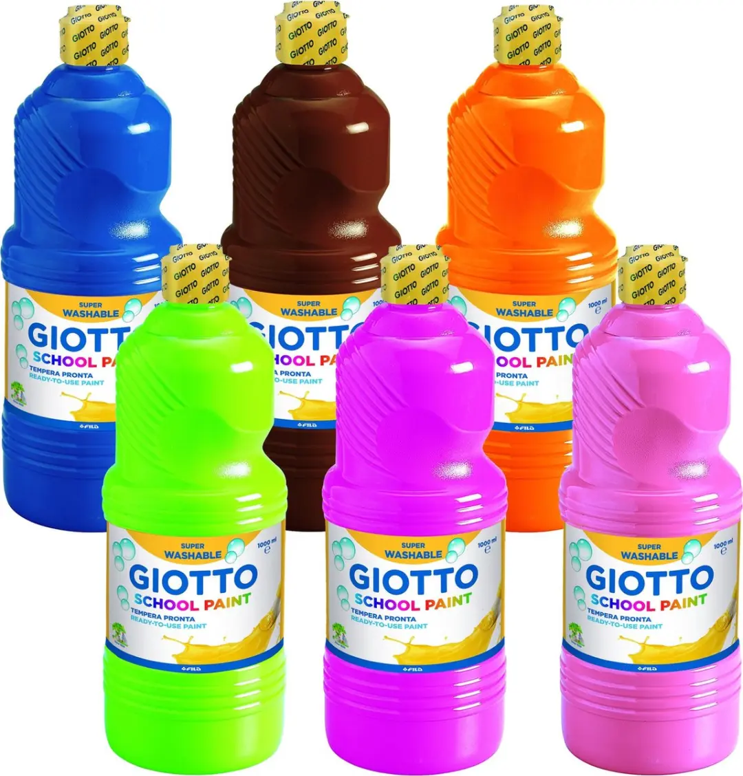 Giotto Posterverf Assortiment 6x 1L