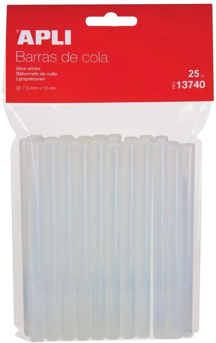 Apli Transparante Lijmpatronen 7,5mm - 25 stuks - afbeelding 2 van 2