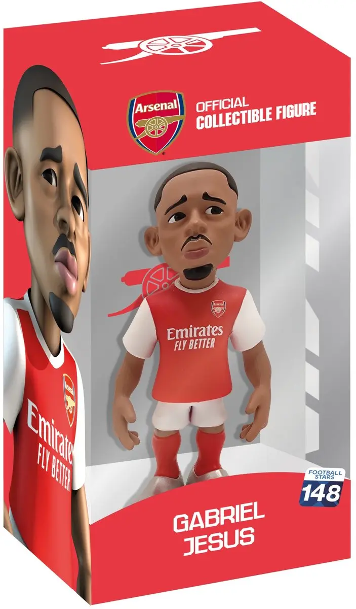 Minix Football Stars Gabriel Jesus 009 Arsenal Figuur 12cm
