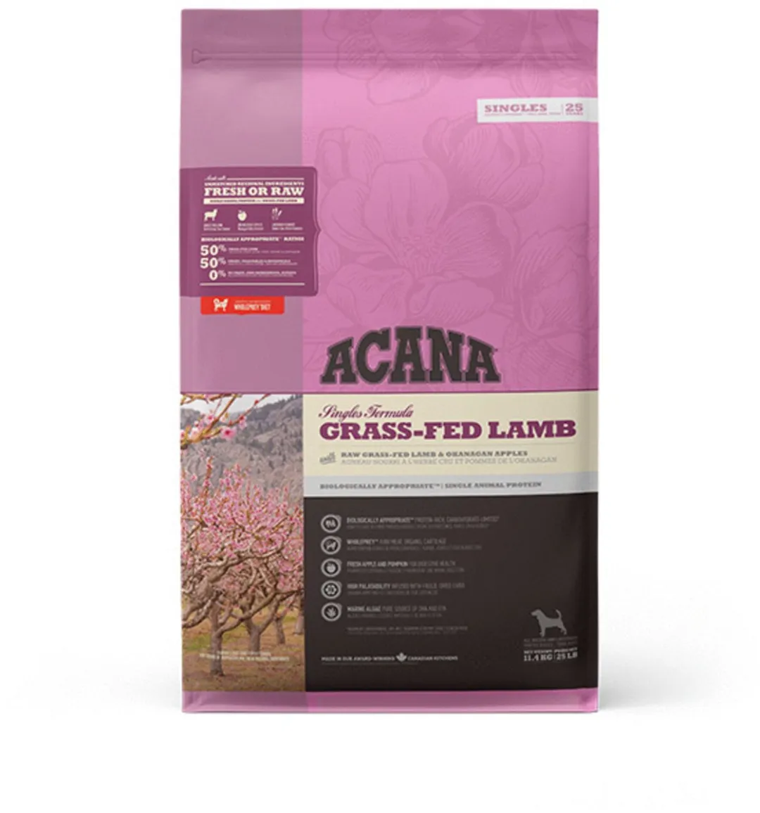 Acana Singles Grass-Fed Lamb Lam&Appel - Hondenvoer - 11.4 kg