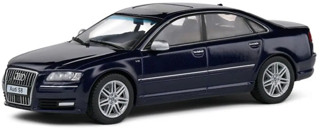 Modelauto Audi S8 D3 2010 darkblue