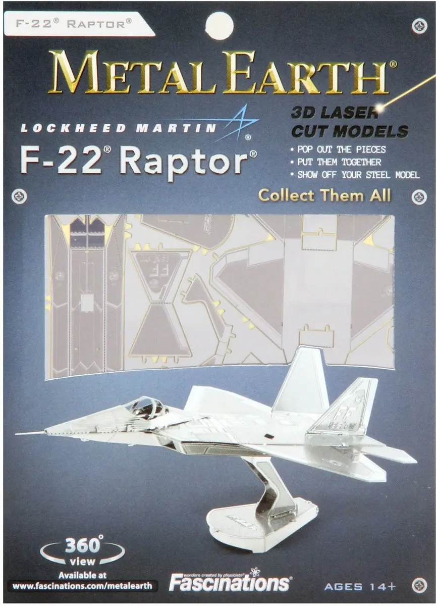 Metal Earth F-15 Eagle 3D Puzzel - afbeelding 4 van 6