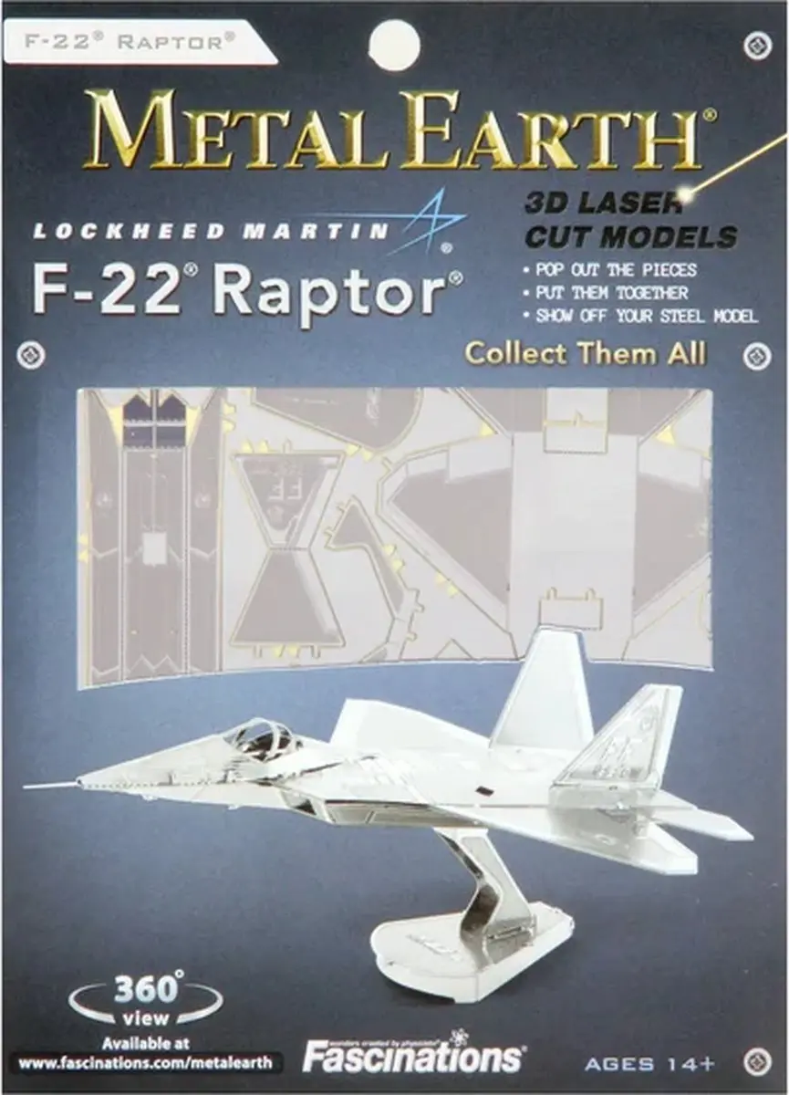 Metal Earth F-15 Eagle 3D Puzzel - afbeelding 5 van 6