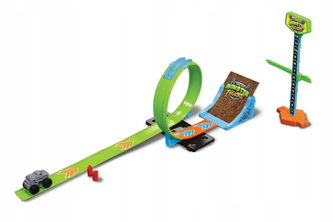 Maisto Monster Truck Racebaan met Loop en Hoogtemeter
