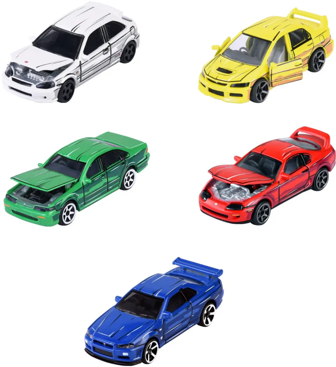 Majorette Japan-serie Auto's - 5 Stuks - afbeelding 6 van 6