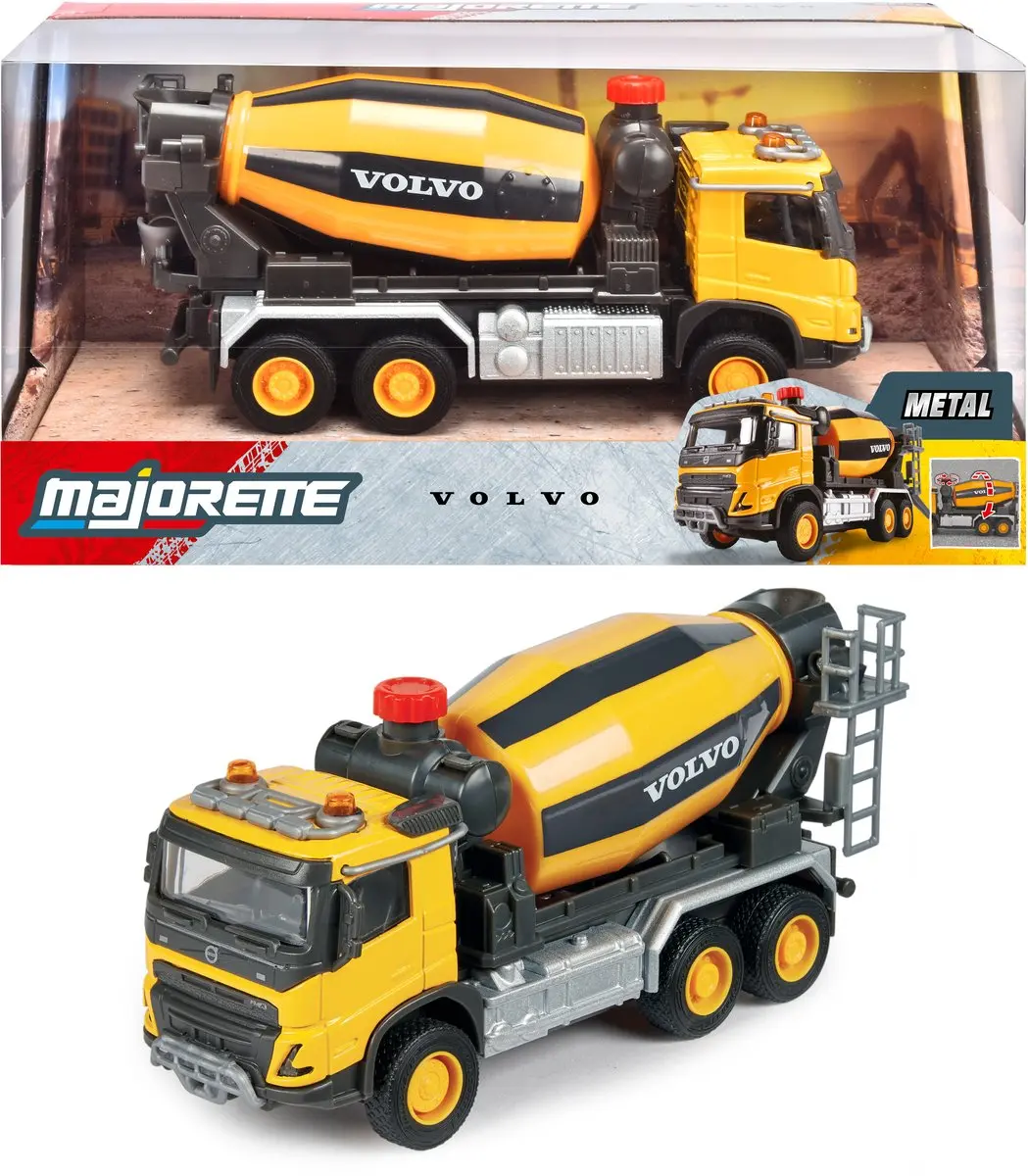 Majorette Volvo FMX Vrachtwagen Cementmixer