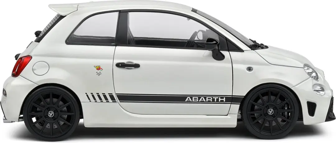 Solido Fiat F595 Abarth Modelauto 1:18 - Wit - afbeelding 2 van 6