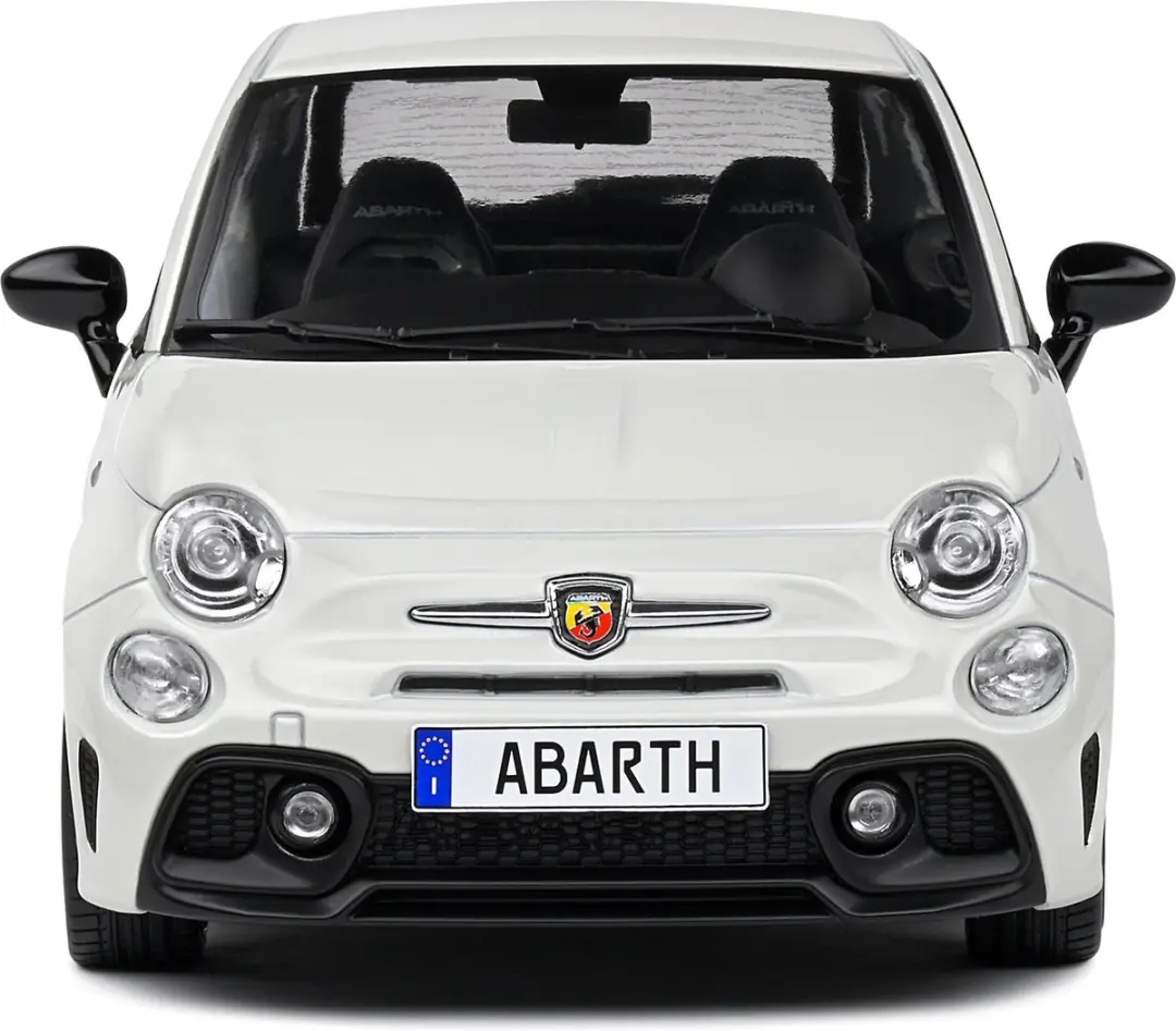 Solido Fiat F595 Abarth Modelauto 1:18 - Wit - afbeelding 4 van 6