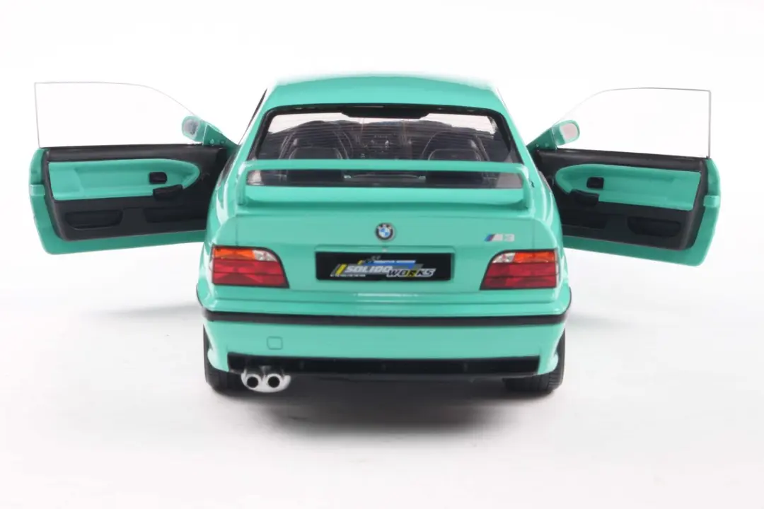 Solido BMW M3 E36 Coupé 1:18 - Mintgroen - afbeelding 4 van 6