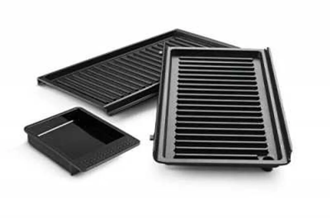 De'Longhi MultiGrill Easy SW12 Grillplaten - 2 Stuks - Zwart